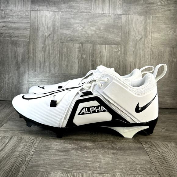 Nike Alpha Menace Pro 3 Football Cleats Men’s Size 15 Low White Black main image 6